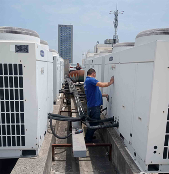 陆丰中央空调制热和不制冷系统维修方法